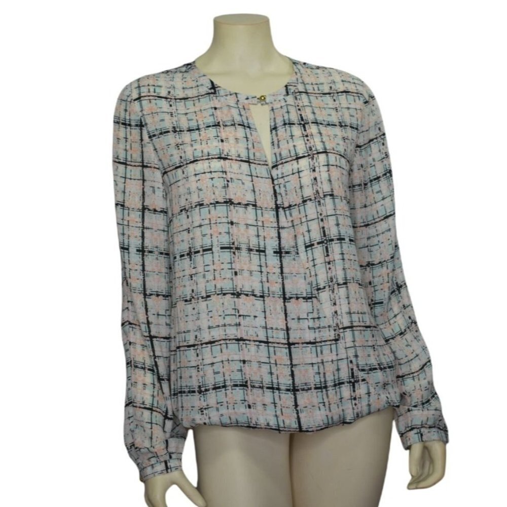 CREMIEUX SURPLICE LONG SLEEVE TOP SIZE MD